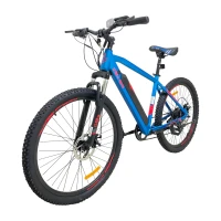 Электровелосипед Eltreco XT 600 Pro (сине-оранжевый)